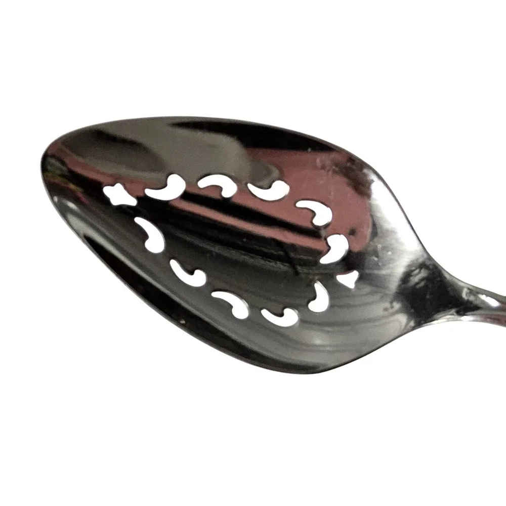 Vintage Oneida Community Venetia Stainless Steel‎ Flatware Slotted Serving Spoon